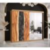 Obrazek Szafa Resin II 200 Dąb Artisan/Lustro