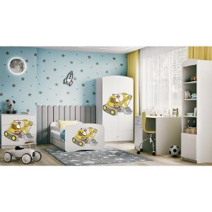 Obrazek Komoda Dla Dzieci Babydreams Biały – Koparka