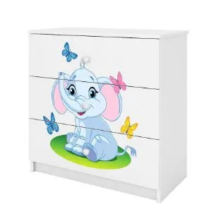 Komoda Dla Dzieci Babydreams Biały – Słonik