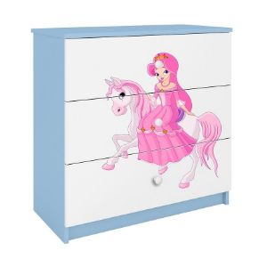 Komoda Dla Dzieci Babydreams Niebieski – Księżniczka 1