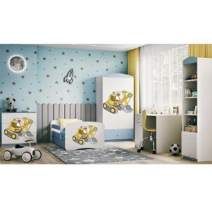 Obrazek Komoda Dla Dzieci Babydreams Niebieski – Koparka