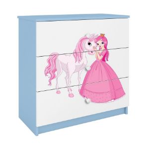 Komoda Dla Dzieci Babydreams Niebieski – Księżniczka 2