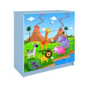 Komoda Dla Dzieci Babydreams Niebieski – Safari