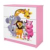 Obrazek Komoda Dla Dzieci Babydreams Różowy – Zoo