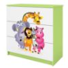 Obrazek Komoda Dla Dzieci Babydreams Zielony – Zoo