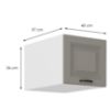 Obrazek Szafka kuchenna Stilo claygrey/biały 40 Nagu-36 1F