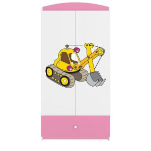 Obrazek Szafa Babydreams Różowy – Koparka