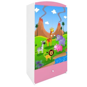 Szafa Babydreams Różowy – Safari