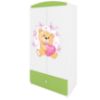 Obrazek Szafa Babydreams Zielony – Miś Motyl