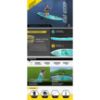 Obrazek Dmuchana deska SUP - paddleboard AQUA GLIDER SET HYDRO-FORCE 65347