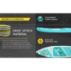 Obrazek Dmuchana deska SUP - paddleboard AQUA GLIDER SET HYDRO-FORCE 65347