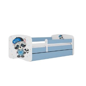 Łóżko dziecięce z materacem i szufladą Babydreams Niebieski 70x140 Szop