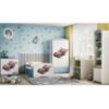 Obrazek Łóżko dziecięce z materacem i szufladą Babydreams Niebieski 70x140 Auto