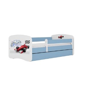 Łóżko dziecięce z materacem i szufladą Babydreams Niebieski 70x140 Formuła