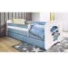 Obrazek Łóżko dziecięce z materacem i szufladą Babydreams Niebieski 80x160 Szop