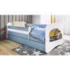 Obrazek Łóżko dziecięce z materacem i szufladą Babydreams Niebieski 80x180 Ciężarówka