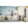 Obrazek Łóżko dziecięce z materacem i szufladą Babydreams Biały 80x160 Koparka