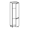 Obrazek Szafka kuchenna Gardena D60ZL white