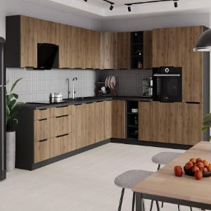 Obrazek Szafka kuchenna Monza orzech okapi 60x60 Gn-72 1f (90°)