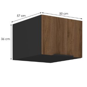 Obrazek Szafka kuchenna Monza orzech okapi 50 Nagu-36 1f