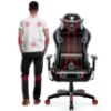 Obrazek Fotel Gamingowy King Diablo X-One 2.0 Czarny/Czerwony