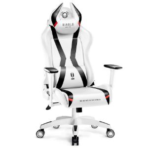 Fotel Gamingowy Normal Diablo X-Horn 2.0 Biały/Czarny