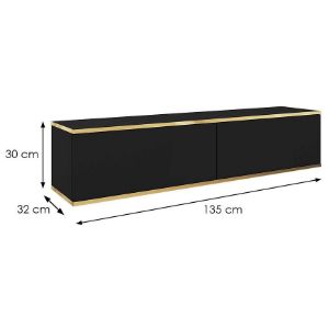 Obrazek Szafka RTV Oro 135 czarny