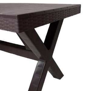 Obrazek Stół Rustic 80x140 brązowy