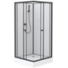 Obrazek Kabina prysznicowa kwadratowa Elize 90x90x200 black