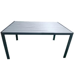 Stół Douglas szary z blatem polywood 150x90 cm