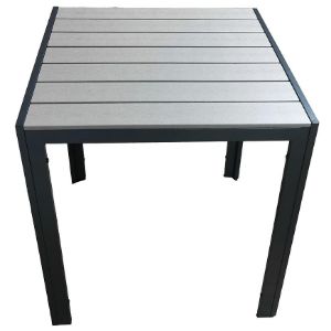Obrazek Stół Douglas szary z blatem polywood 70x70 cm