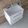Obrazek Zestaw szafka z umywalką Point D60 biały 521714