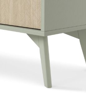 Obrazek Szafka RTV Forest 158 eukaliptus/jodełka scandi