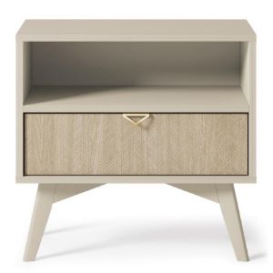 Obrazek Szafka nocna Forest S54 beż piaskowy/jodełka scandi