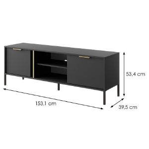 Obrazek Szafka RTV LARS G 153 Antracyt