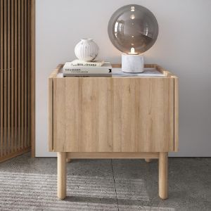 Obrazek Szafka nocna Boho S50 rivera/marmur bianco