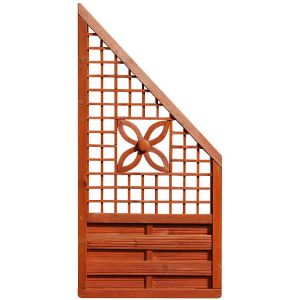 Obrazek Płot Wolin z ornamentem 90x180/90 cm
