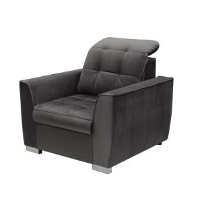Obrazek Fotel Nixon Lux ciemny popiel