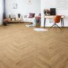 Obrazek Panele podłogowe wodoodporne Dąb Extreme 8mm AC5 Herringbone K326