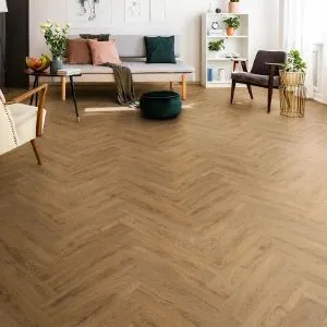 Obrazek Panele podłogowe wodoodporne Dąb Inca Carpenter 8mm AC5 Herringbone K476