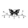 Obrazek Wieszak czarny AWW-745/C