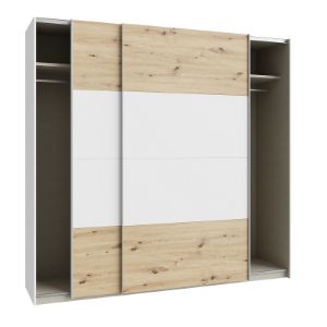 Obrazek Szafa dwudrzwiowa Ossett 220 SHMS92411-M576 dąb artisan/biały