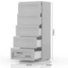 Obrazek Komoda Piano 5S F5/PN-70/KA/70 crystal white