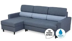Obrazek Narożnik z funkcją spania Onyx popiel