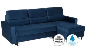 Narożnik z funkcją spania Onyx granat