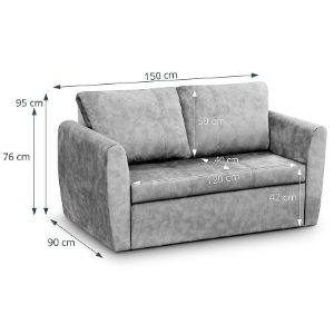 Obrazek Sofa Bella Lux 120 Terra 88