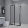 Obrazek Kabina prysznicowa kwadratowa Bravo 90x90x195 black