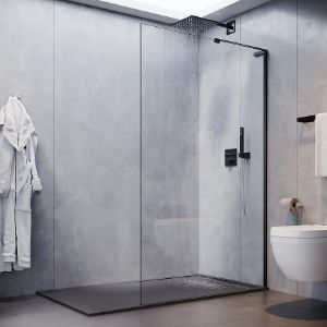 Ścianka Walk-In Pik 120x195 black