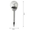 Obrazek Lampa solarna Inox 8CM Crack EKO0614