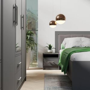 Obrazek Łóżko Smart SR6 140 grafit